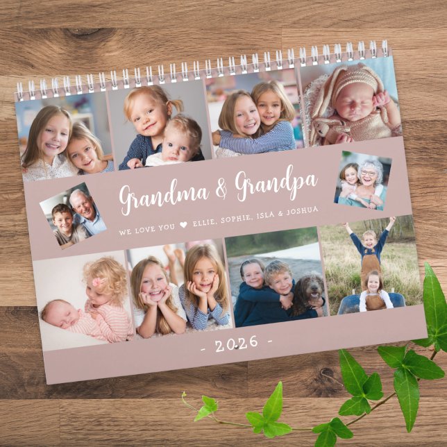 Erstellen Sie Ihr eigenes Foto - Modernes Script 2 Kalender (Von Creator hochgeladen)