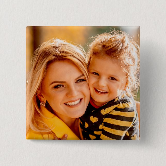 Erstellen Sie Ihr eigenes Foto Personalisiert benu Button (Vorderseite)