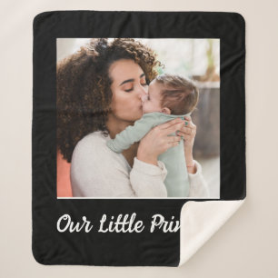 Erstellen Sie Ihr eigenes Foto Personalisiert Blac Sherpadecke