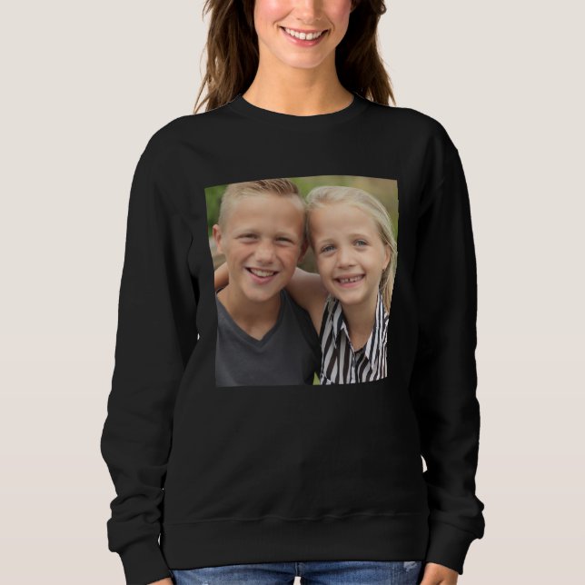 Erstellen Sie Ihr eigenes Foto Sweatshirt (Vorderseite)