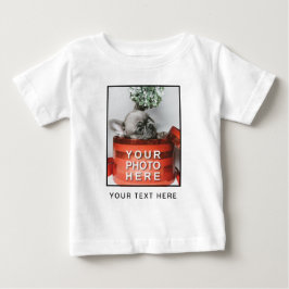 Erstellen Sie Ihr eigenes Foto und Ihren benutzerd Baby T-shirt