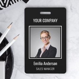 Erstellen Sie Ihr eigenes Foto- und TextAbzeichen Ausweis