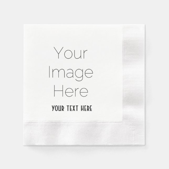 Erstellen Sie Ihr eigenes Foto- und Textpapier für Serviette (Vorderseite)