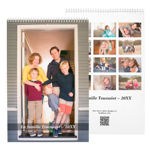 Erstellen Sie Ihr eigenes französisches Foto Kalender
