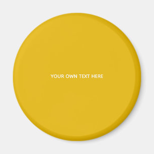Erstellen Sie Ihr eigenes gelbes individuelles Des Magnet