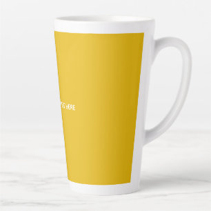 Erstellen Sie Ihr eigenes gelbes individuelles Des Milchtasse