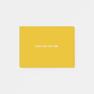 Erstellen Sie Ihr eigenes gelbes individuelles Des Post-it Klebezettel