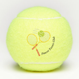 Erstellen Sie Ihr eigenes, gelbes, kreatives Clubl Tennisbälle