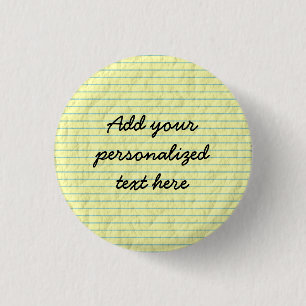 Erstellen Sie Ihr eigenes gelbes Papier Button
