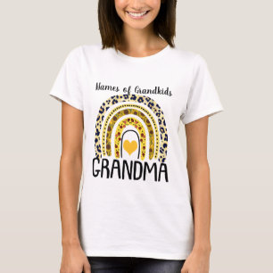 Erstellen Sie Ihr eigenes Gelbherz-Oma T-Shirt