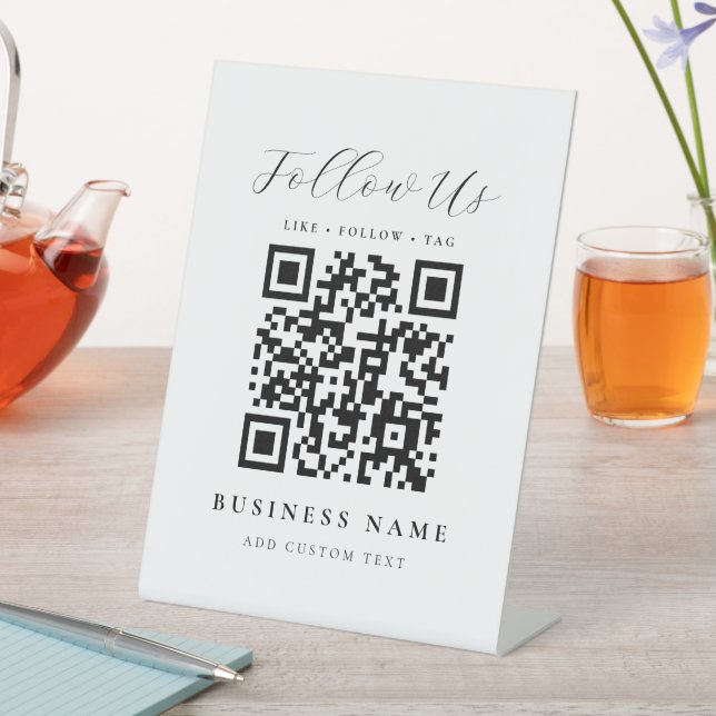 Erstellen Sie Ihr eigenes Geschäft- QR-Code- Podes Sockelschild (In Situ)