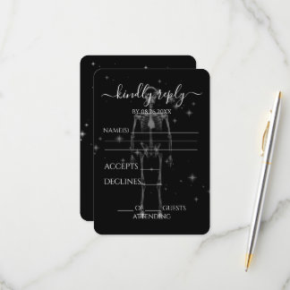 Erstellen Sie Ihr eigenes - glänzendes X-Ray Skele RSVP Karte