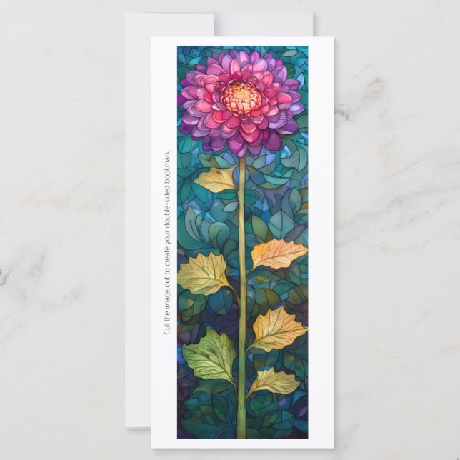 Erstellen Sie Ihr eigenes Glass Pink Zinnia Leseze (Vorderseite)