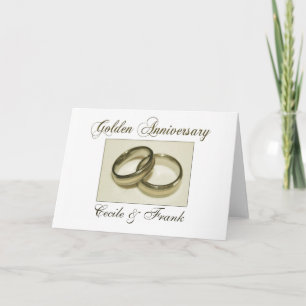 Erstellen Sie Ihr eigenes Goldenes Jubiläum Karte