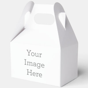 Erstellen Sie Ihr eigenes großes Gable-Favor-Box Geschenkschachtel