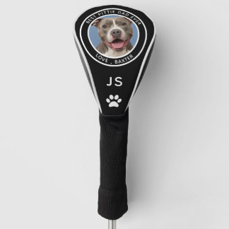 Erstellen Sie Ihr eigenes Haustier Pitbull-Hundefo Golf Headcover