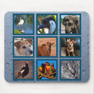 Erstellen Sie Ihr eigenes Heimtiermousepad - blau Mousepad