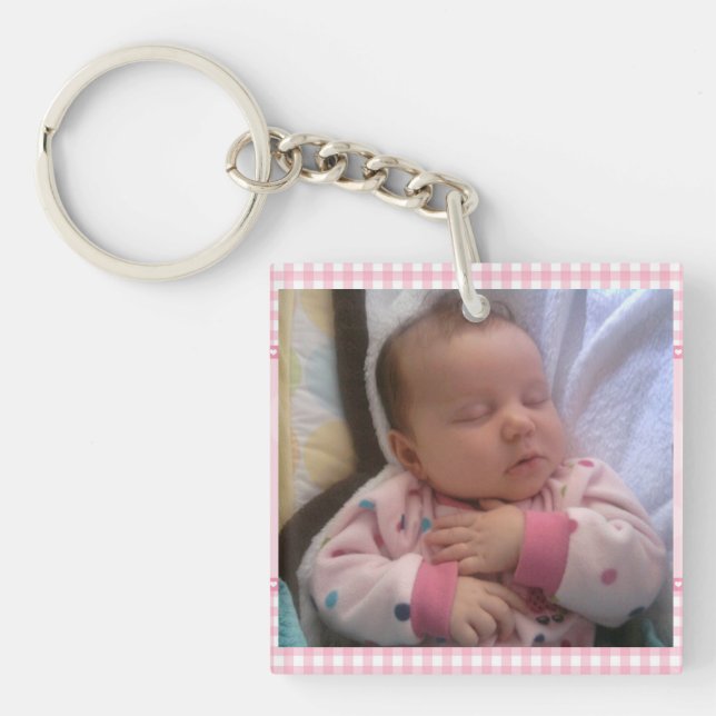 Erstellen Sie Ihr eigenes Heimwerkergeschenk Acryl Schlüsselanhänger (Vorderseite)