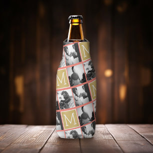 Erstellen Sie Ihr eigenes Hochzeitfoto Collage Mon Flaschenkühler