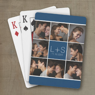 Erstellen Sie Ihr eigenes Hochzeitfoto Collage Mon Spielkarten