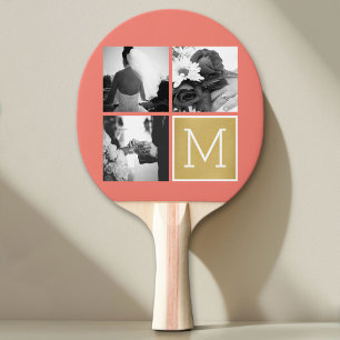 Erstellen Sie Ihr eigenes Hochzeitfoto Collage Mon Tischtennis Schläger
