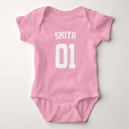 Erstellen Sie Ihr eigenes Hot Pink Neues Baby Strampler