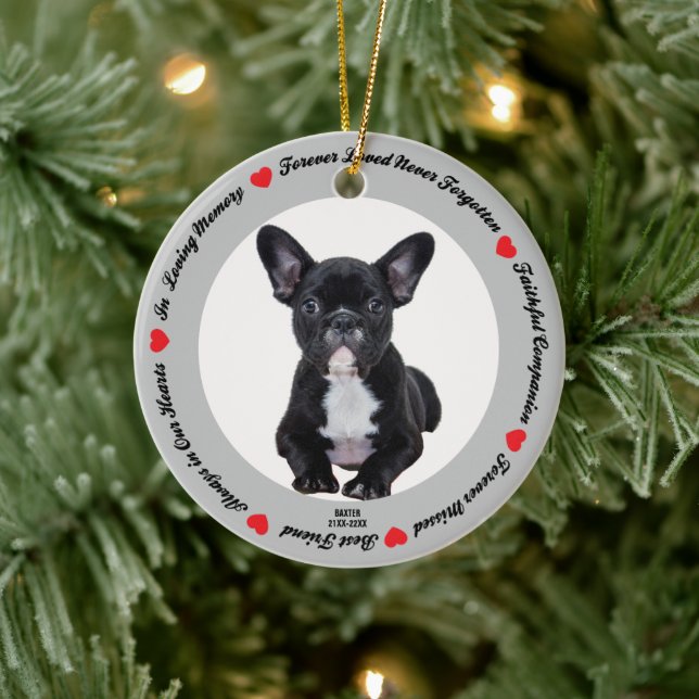 Erstellen Sie Ihr eigenes Hundeschema für Haustier Keramik Ornament (Baum)
