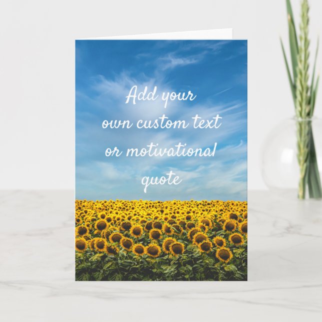 Erstellen Sie Ihr eigenes individuelles Angebot -  Karte (Vorderseite)