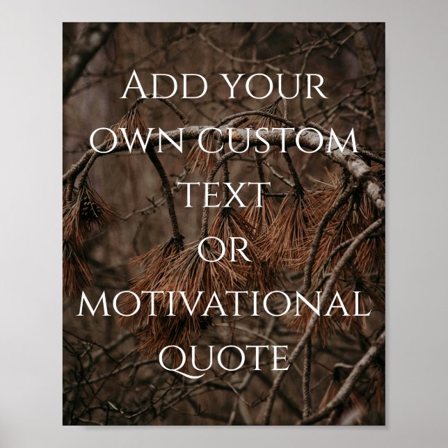 Erstellen Sie Ihr eigenes individuelles Angebot Poster (Vorne)