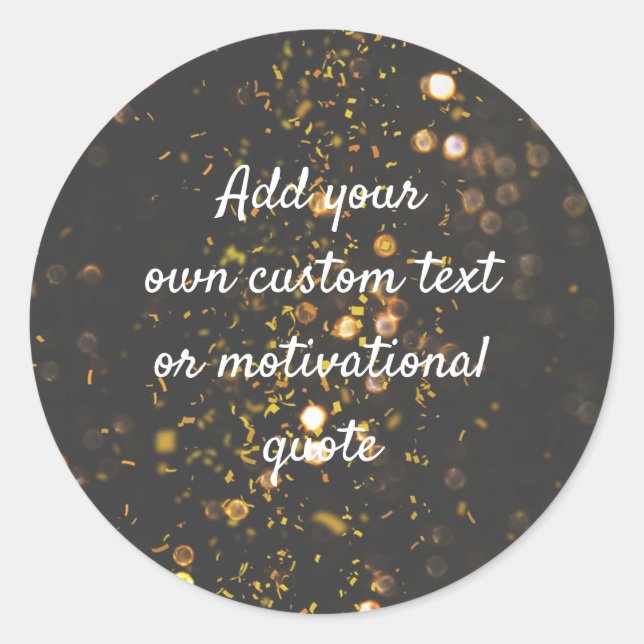 Erstellen Sie Ihr eigenes individuelles Angebot -  Runder Aufkleber (Vorderseite)
