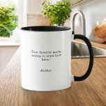 Erstellen Sie Ihr eigenes individuelles Angebot Tasse<br><div class="desc">Erstellen Sie Ihre eigene Kaffee-Tasse. Personalisierte minimalistische moderne Typografie.</div>