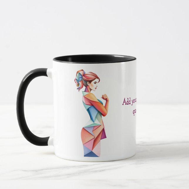 Erstellen Sie Ihr eigenes inspirierendes Frauentag Tasse (Links)