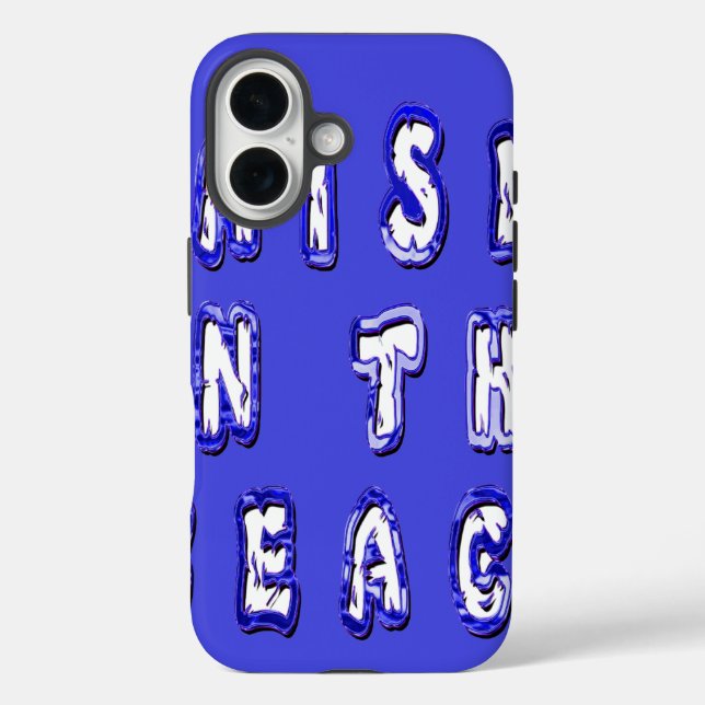 Erstellen Sie Ihr eigenes inspirierendes Strandleb iPhone 16 Hülle (Rückseite)
