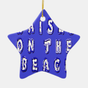Erstellen Sie Ihr eigenes inspirierendes Strandleb Keramik Ornament