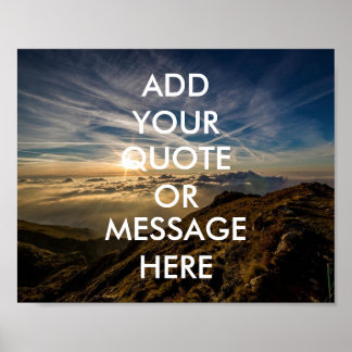 Erstellen Sie Ihr eigenes inspirierendes Zitat-Pos Poster