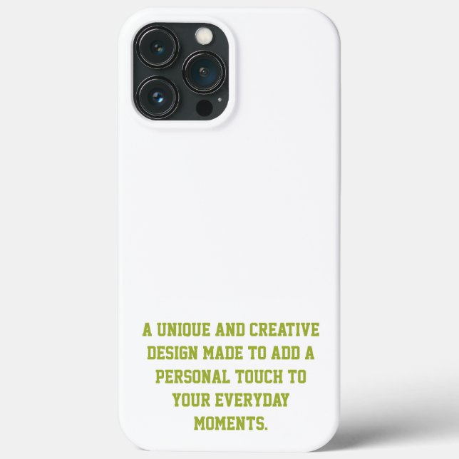 Erstellen Sie Ihr eigenes iPhone 13 Pro Max Case M (Rückseite)