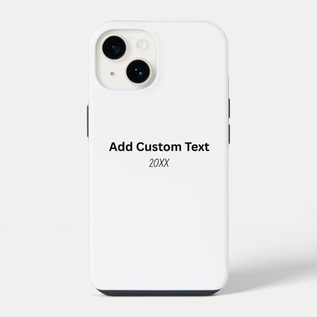 Erstellen Sie Ihr eigenes iPhone 14 Tough Case Hülle (Rückseite)