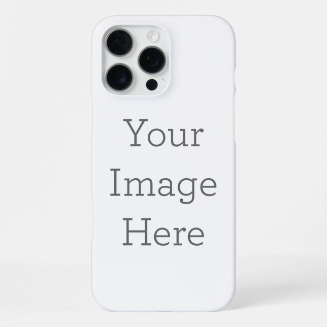 iPhone 16 Pro Max Slim Fit Hülle, Glänzend (Rückseite)