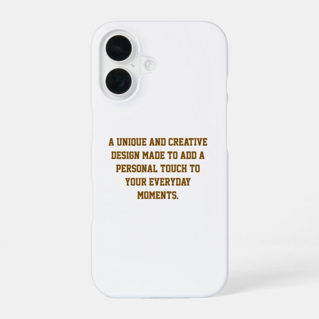 Erstellen Sie Ihr eigenes iPhone 16 Slim Case Hülle (Rückseite)