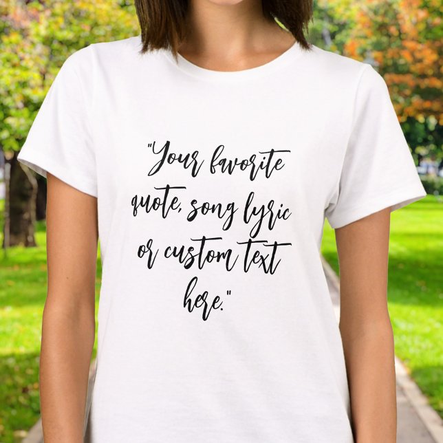 Erstellen Sie Ihr eigenes Kalligrafie-individuelle T-Shirt (Von Creator hochgeladen)