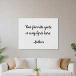 Erstellen Sie Ihr eigenes Kalligraphieangebot Künstlicher Leinwanddruck<br><div class="desc">Erstellen Sie Ihre eigene,  maßgeschneiderte Wand-Kunst mit minimalistischer Kalligrafie-Typografie.</div>