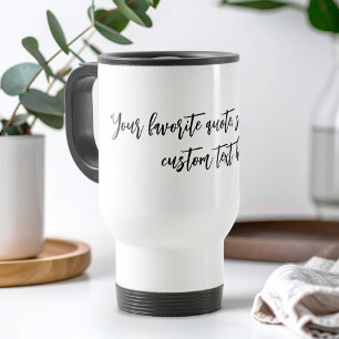 Erstellen Sie Ihr eigenes Kalligraphieangebot Reisebecher