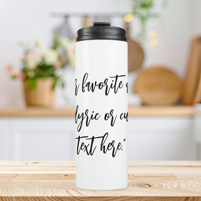 Erstellen Sie Ihr eigenes Kalligraphieangebot Thermosbecher (Von Creator hochgeladen)