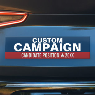 Erstellen Sie Ihr eigenes Kampagnengerät Autoaufkleber