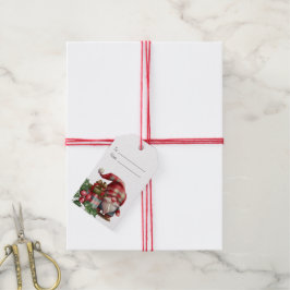 Erstellen Sie Ihr eigenes Kariertes Weihnachtsspie Geschenkanhänger