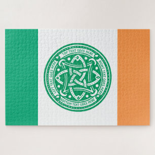 Erstellen Sie Ihr eigenes keltisches Kleeblatt Grü