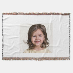 Erstellen Sie Ihr eigenes Kinderfoto als individue Decke