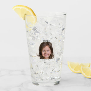 Erstellen Sie Ihr eigenes Kinderfoto als individue Glas