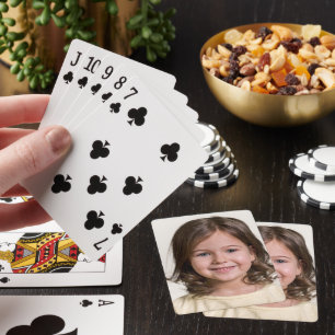 Erstellen Sie Ihr eigenes Kinderfoto als individue Spielkarten