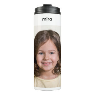 Erstellen Sie Ihr eigenes Kinderfoto als individue Thermosbecher